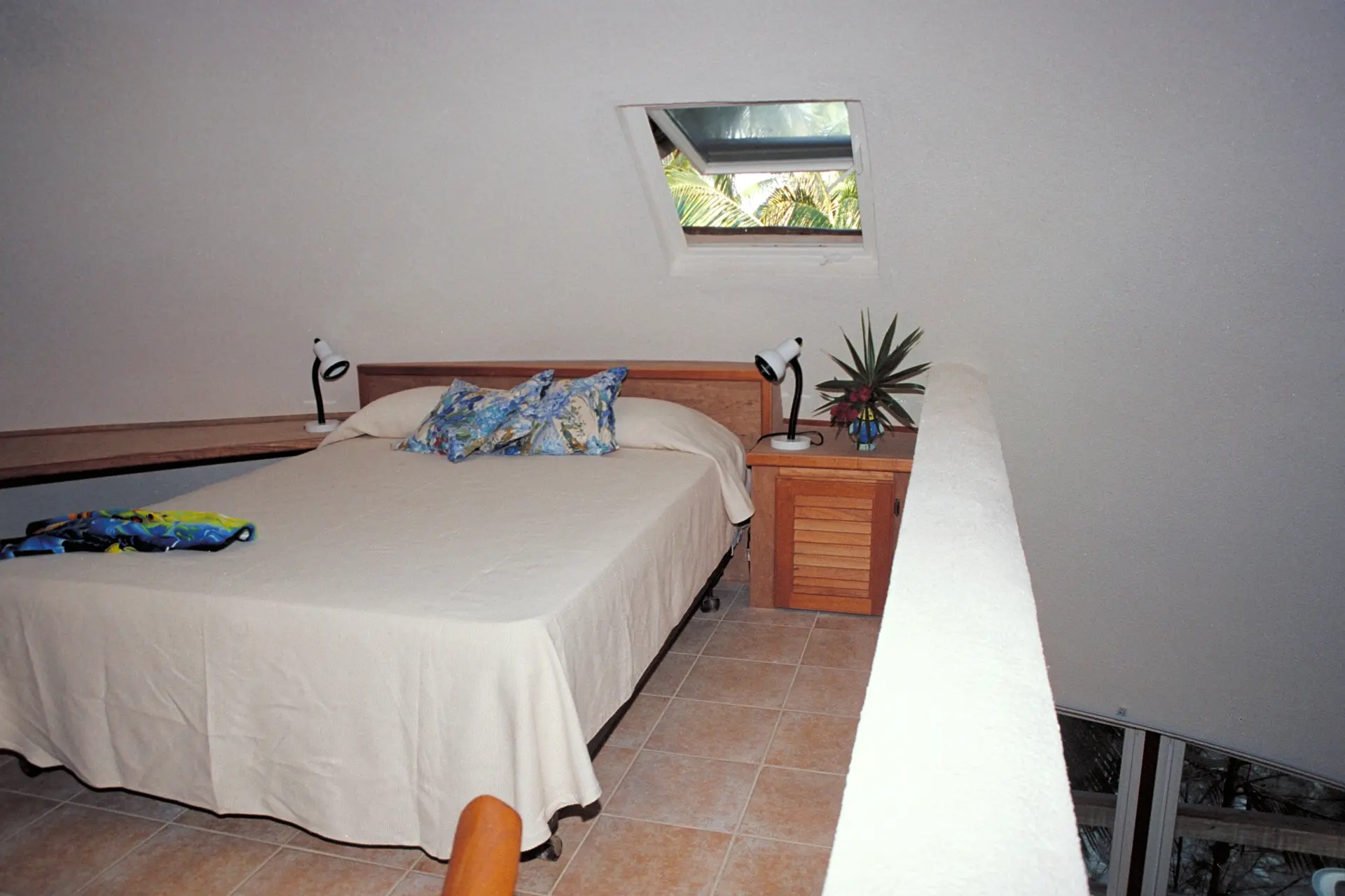 Loft bedroom.