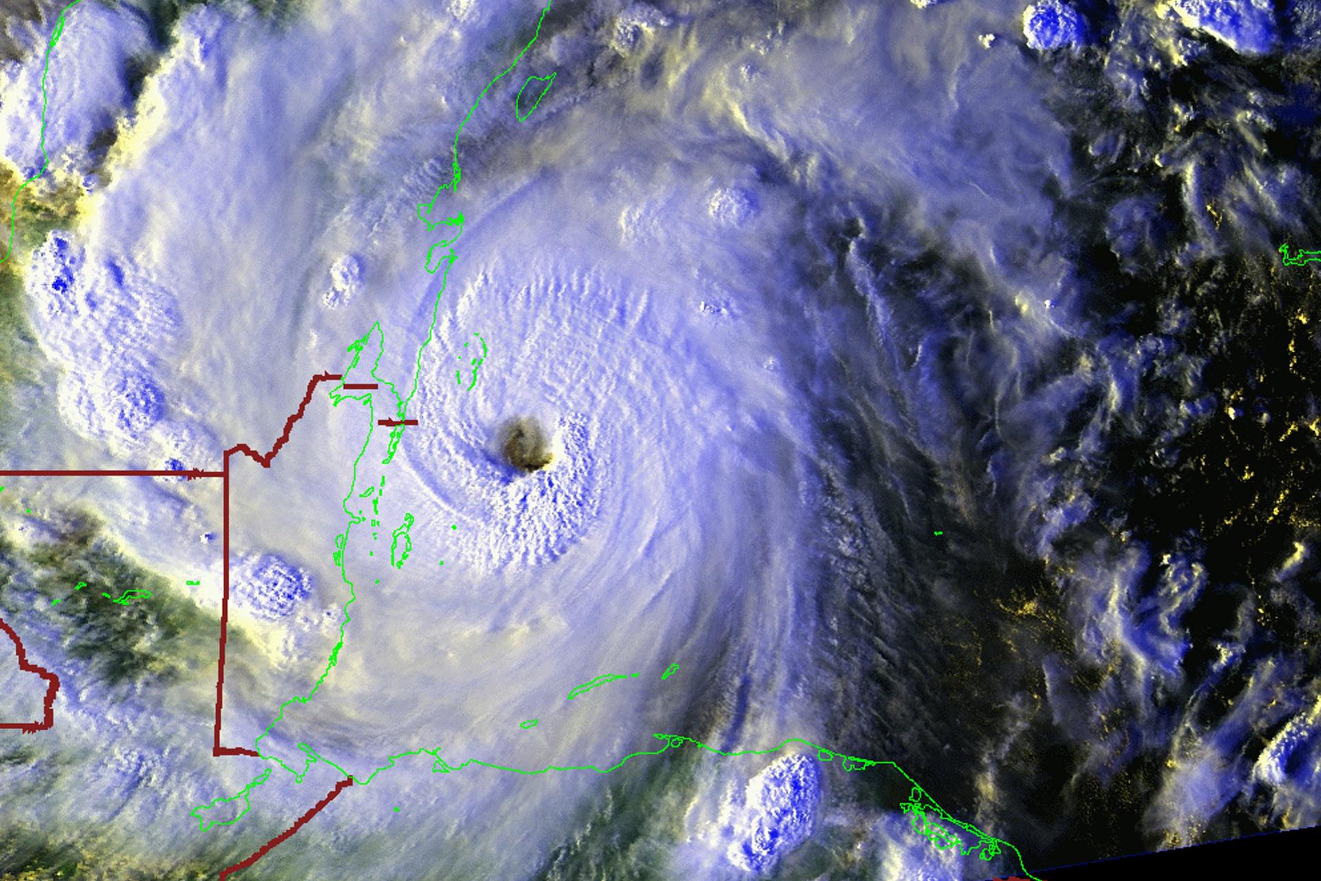 Satellite image of Hurricane Keith