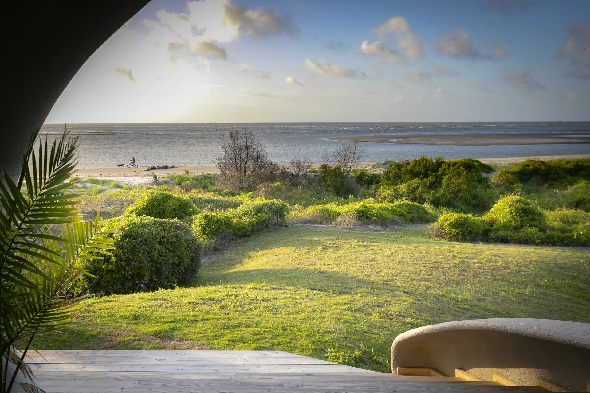 Beach view.