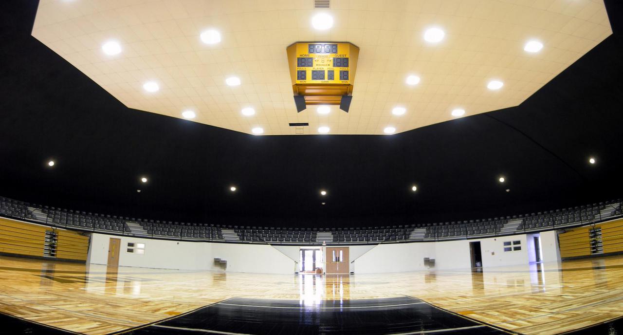 Gymnasium floor panorama