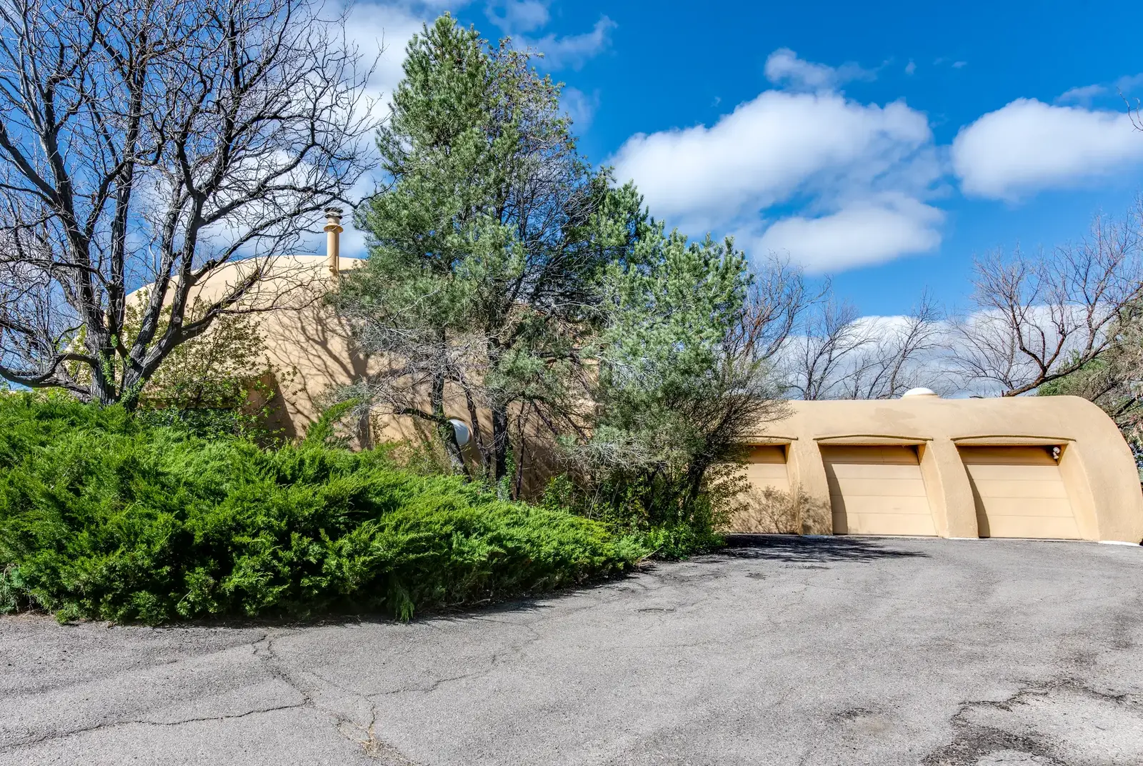 Three car garage.