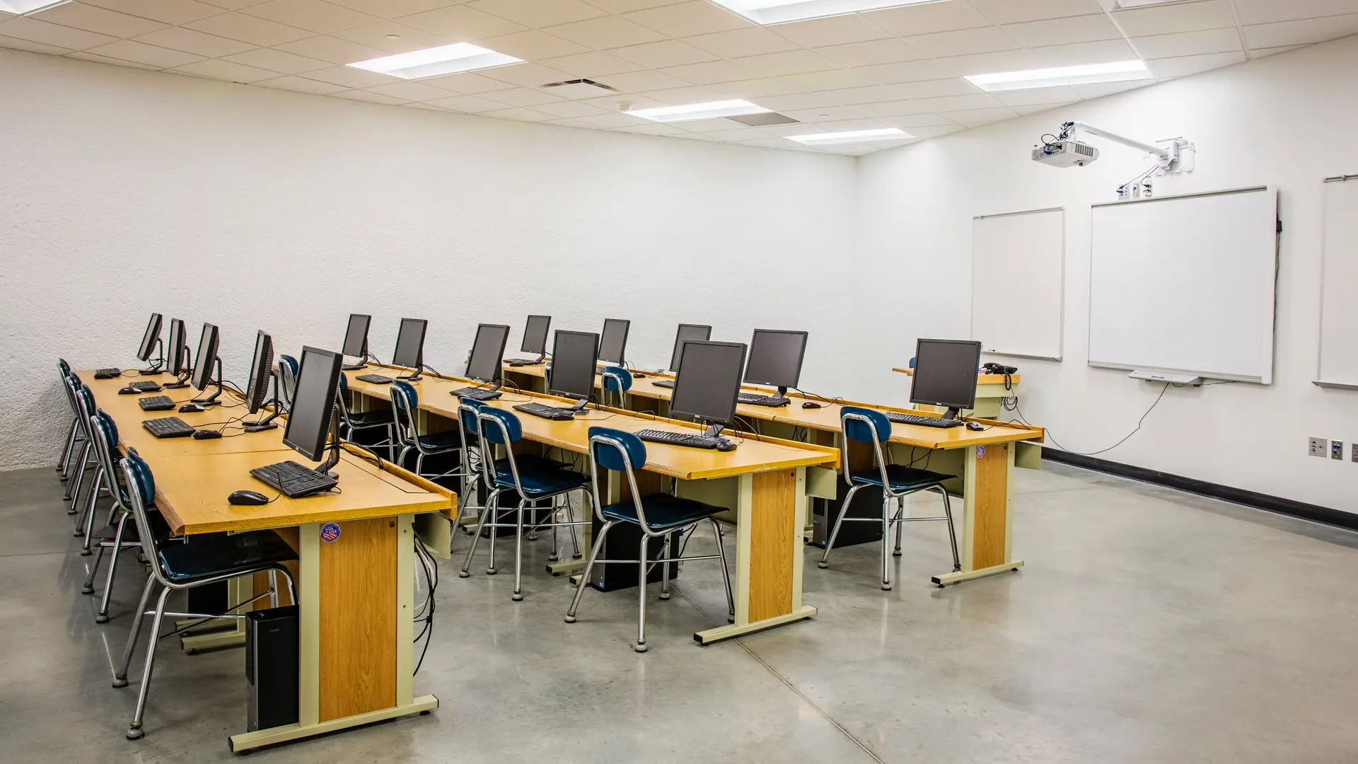 Technology classroom.