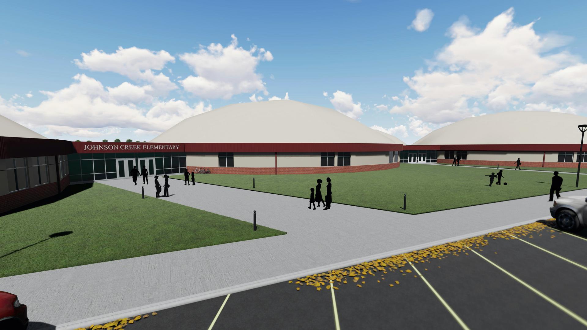 Elementary school rendering