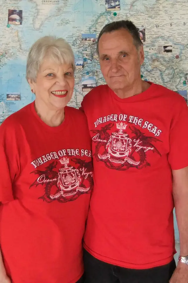 Writer Freda Parker and husband, James Parker.