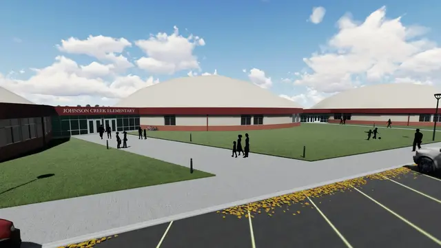 Johnson Creek Elementary School in Johnson Creek, Wisconsin.