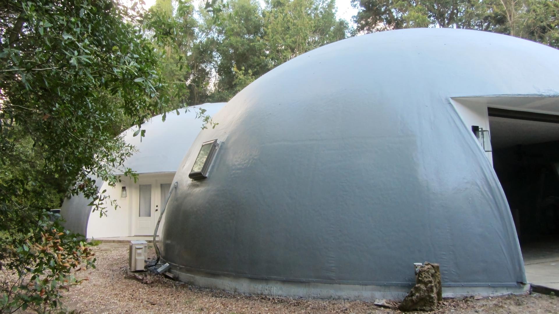 Twin dome home in Ocala, Florida.