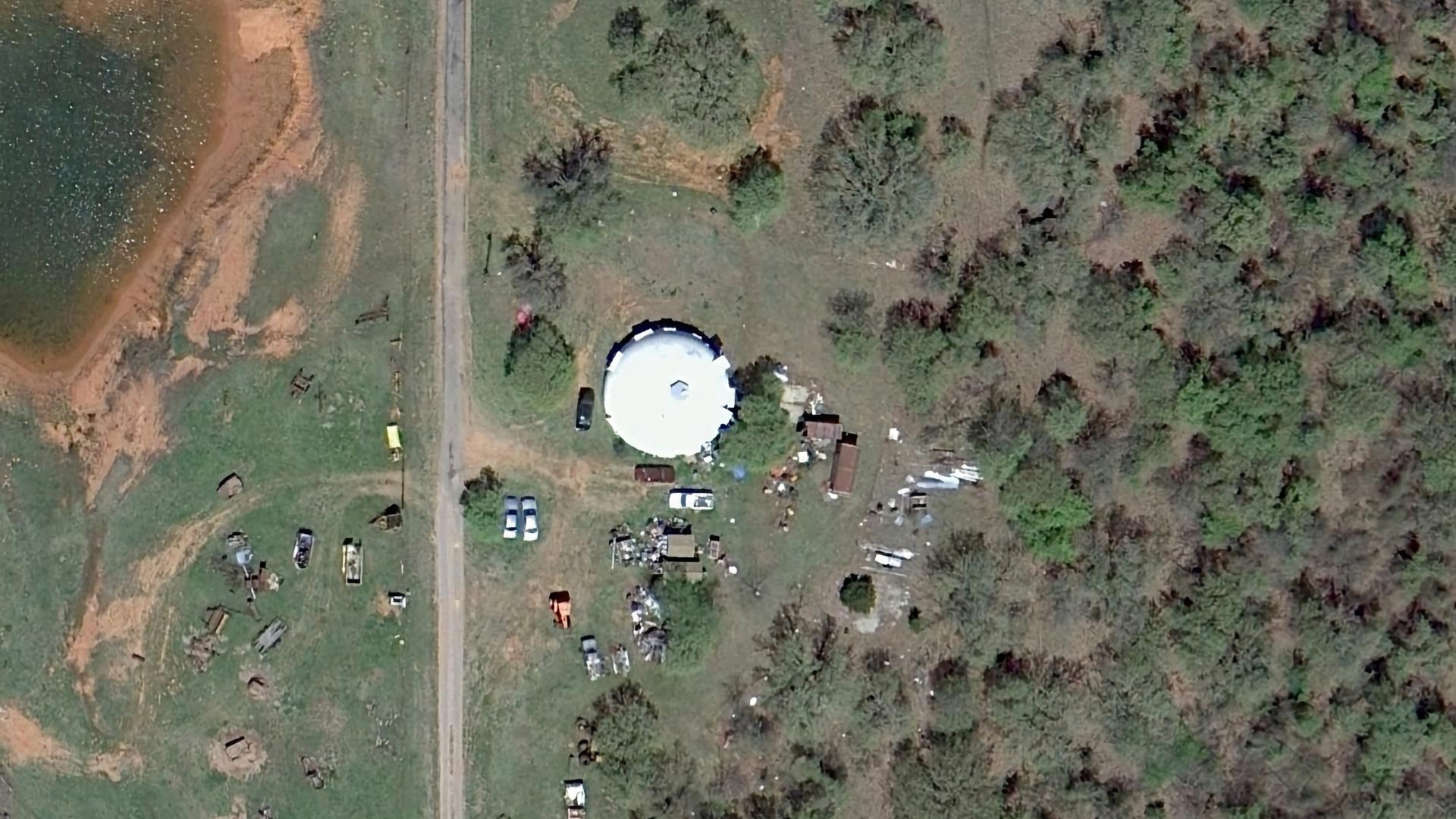Figure 10: Satellite image prior to tornado event