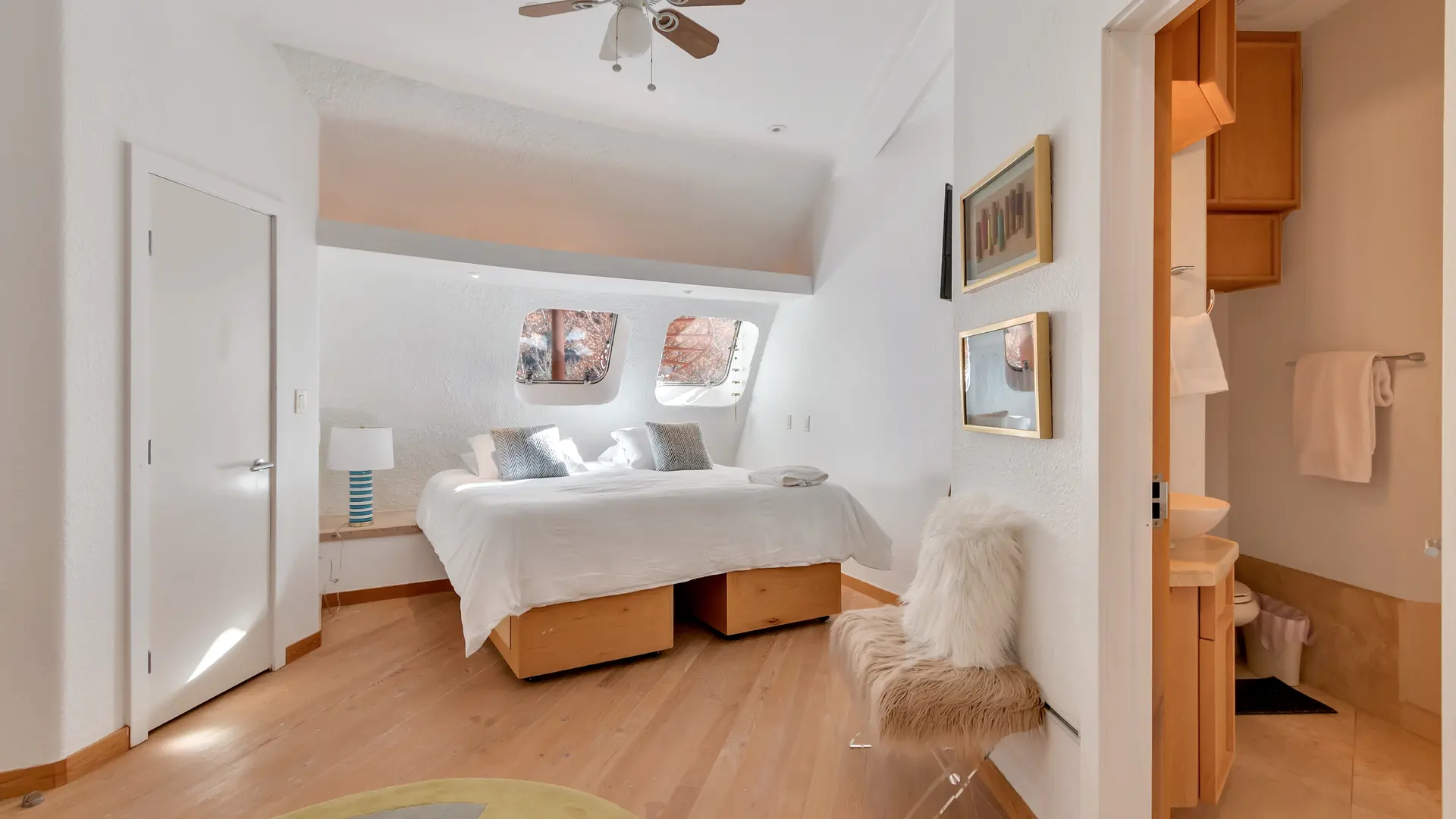 Private Bathroom Off from the Bedroom.