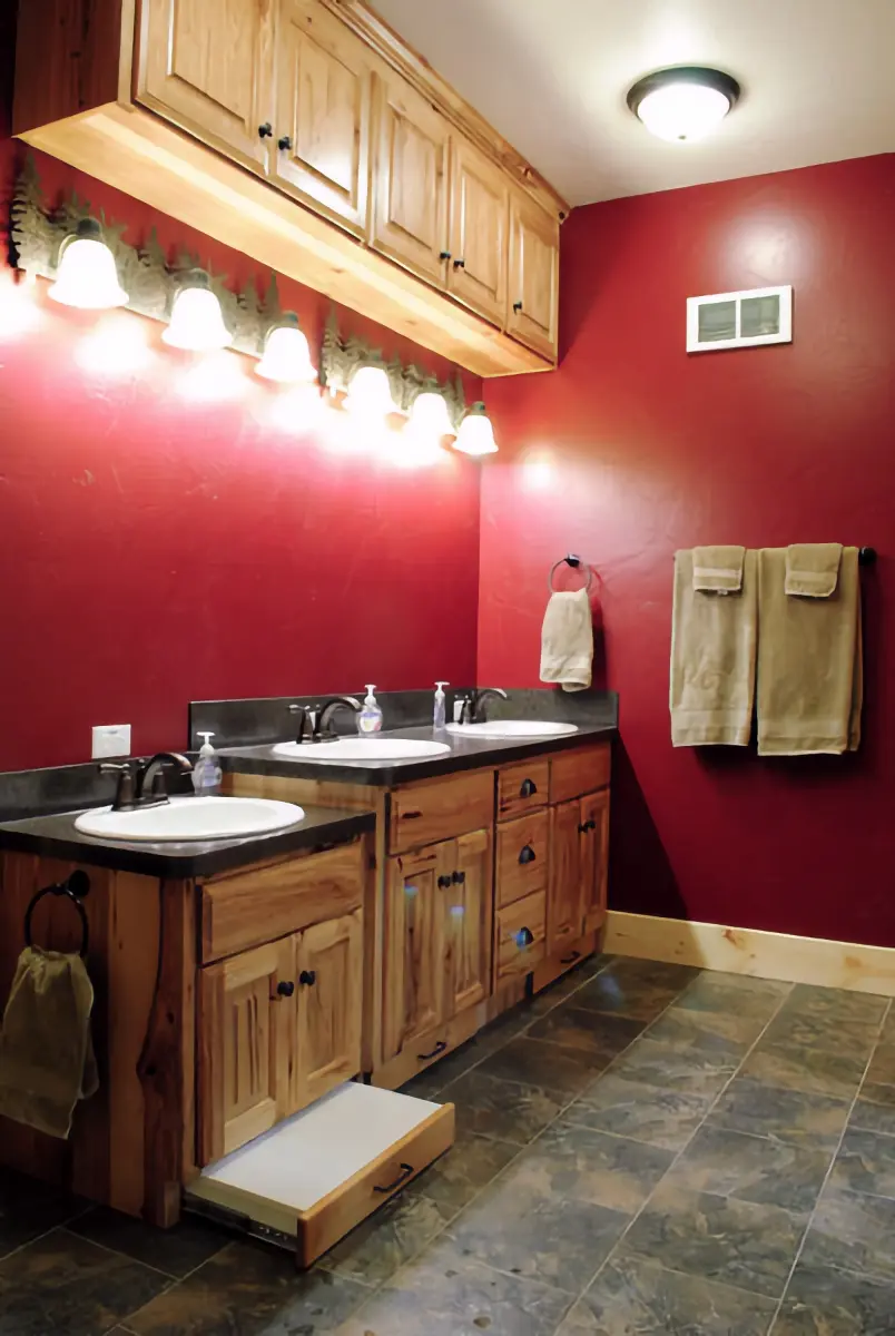 Common sink area.