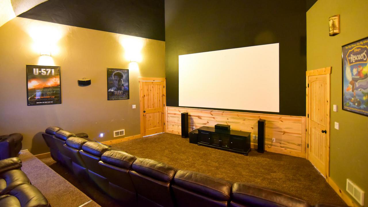 Home theater room.