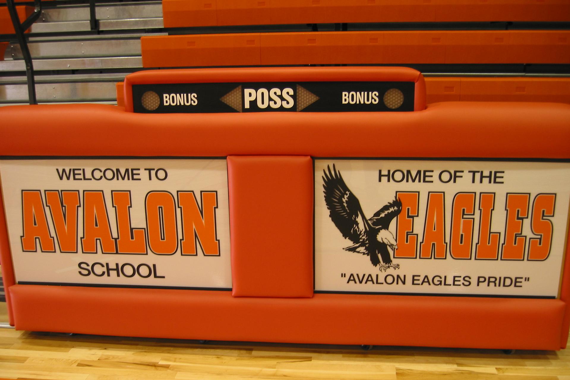 Avalon Eagles scoring table.