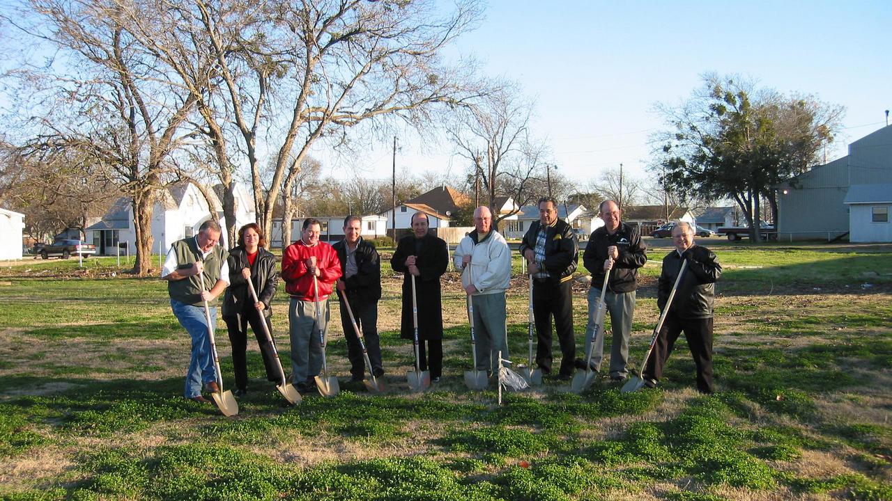 Groundbreaking for the Avalon gym.