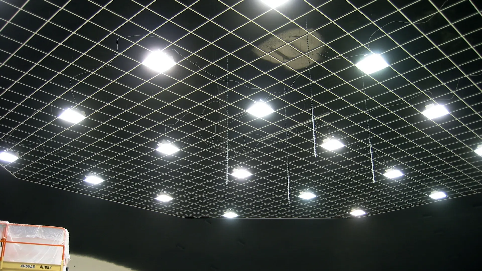 Drop Ceiling and Scoreboard Supports.