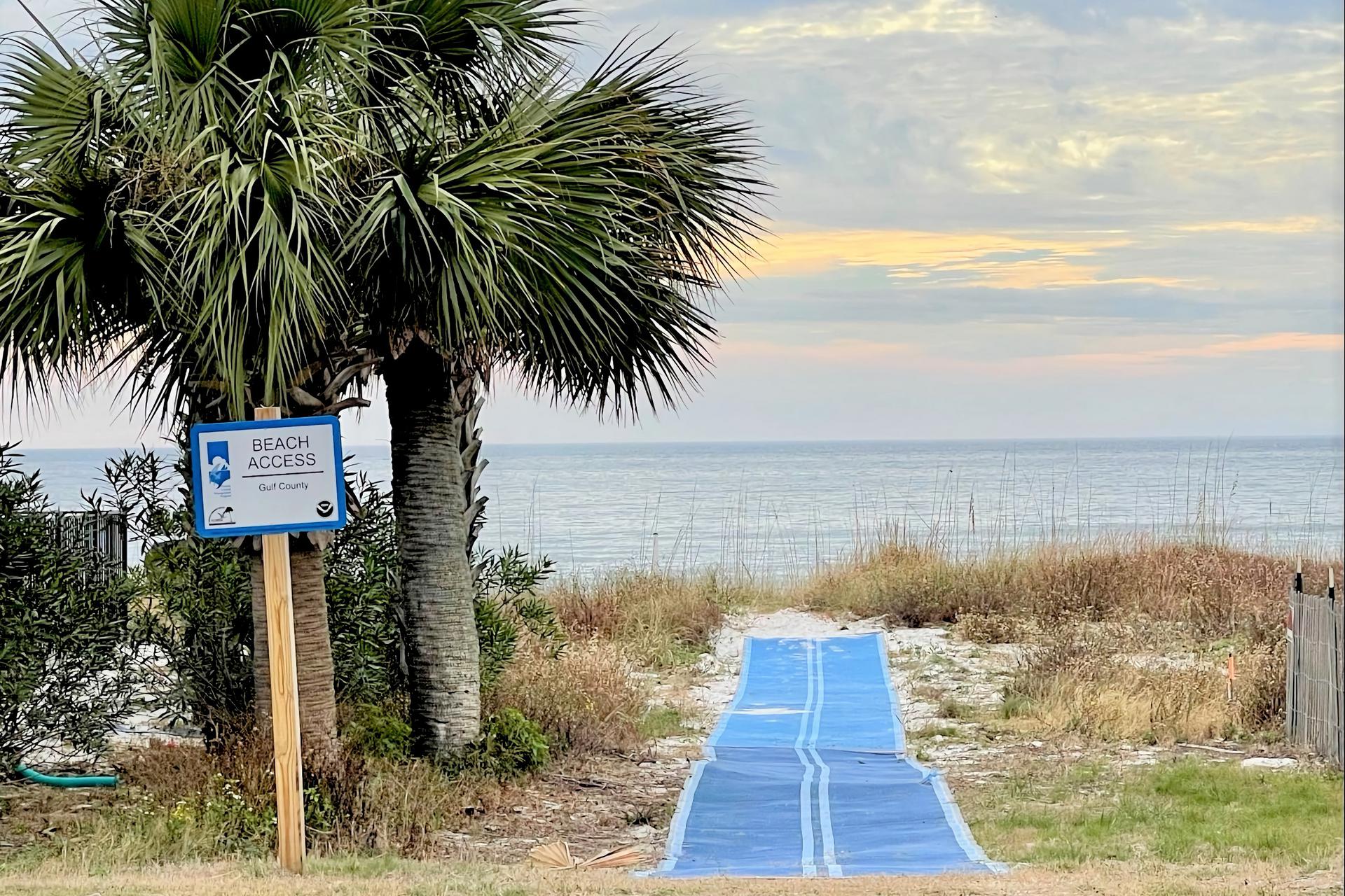 One of Two Public Access Paths to the Beach.