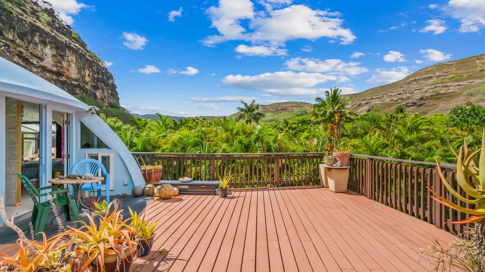 The view from the lanai.