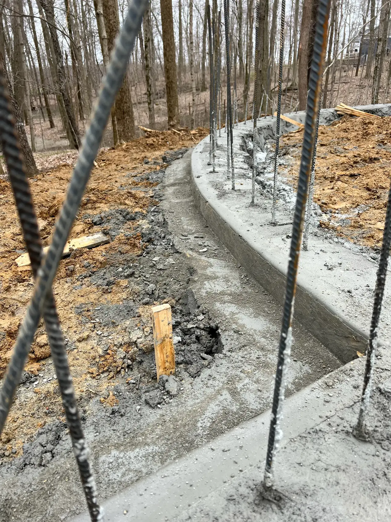 Finished Ring Beam Footing.