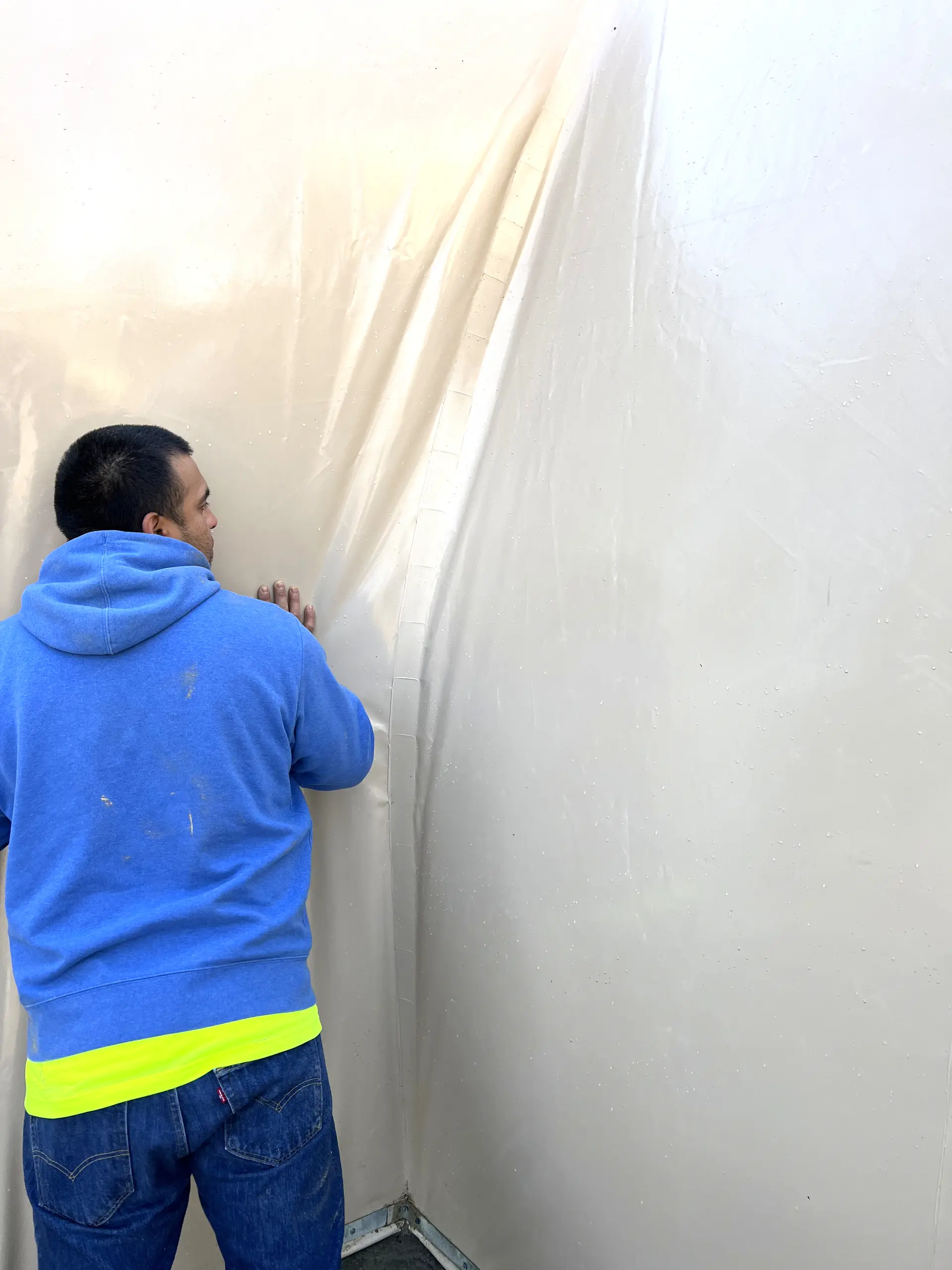 Interior Plywood Frames to be Installed.