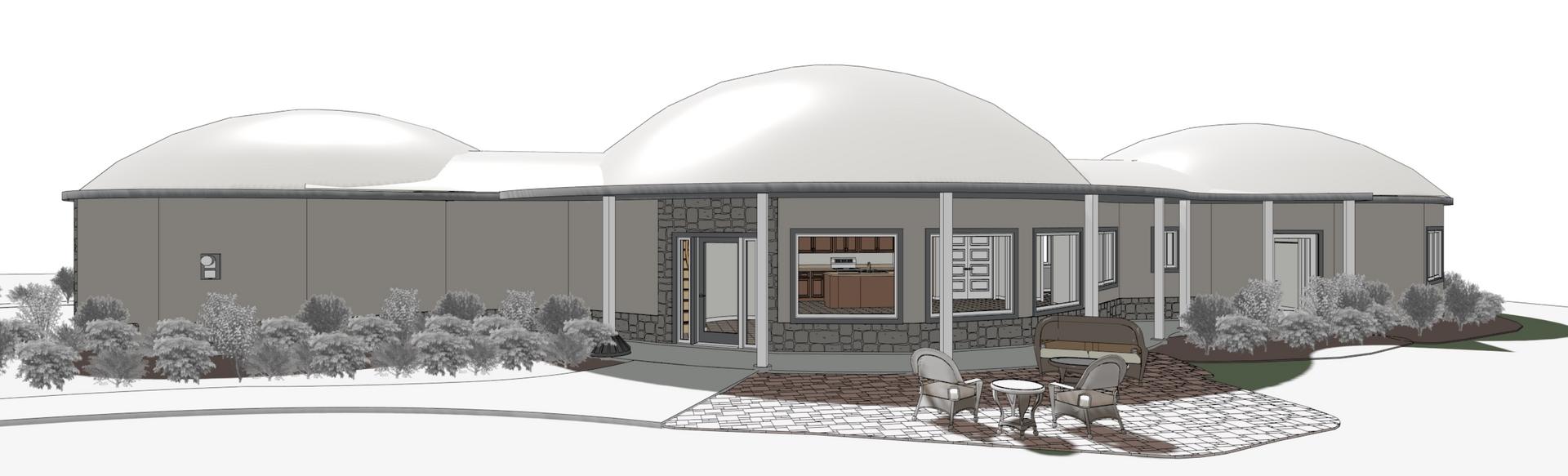Rendering of Arcadia Dome Home.