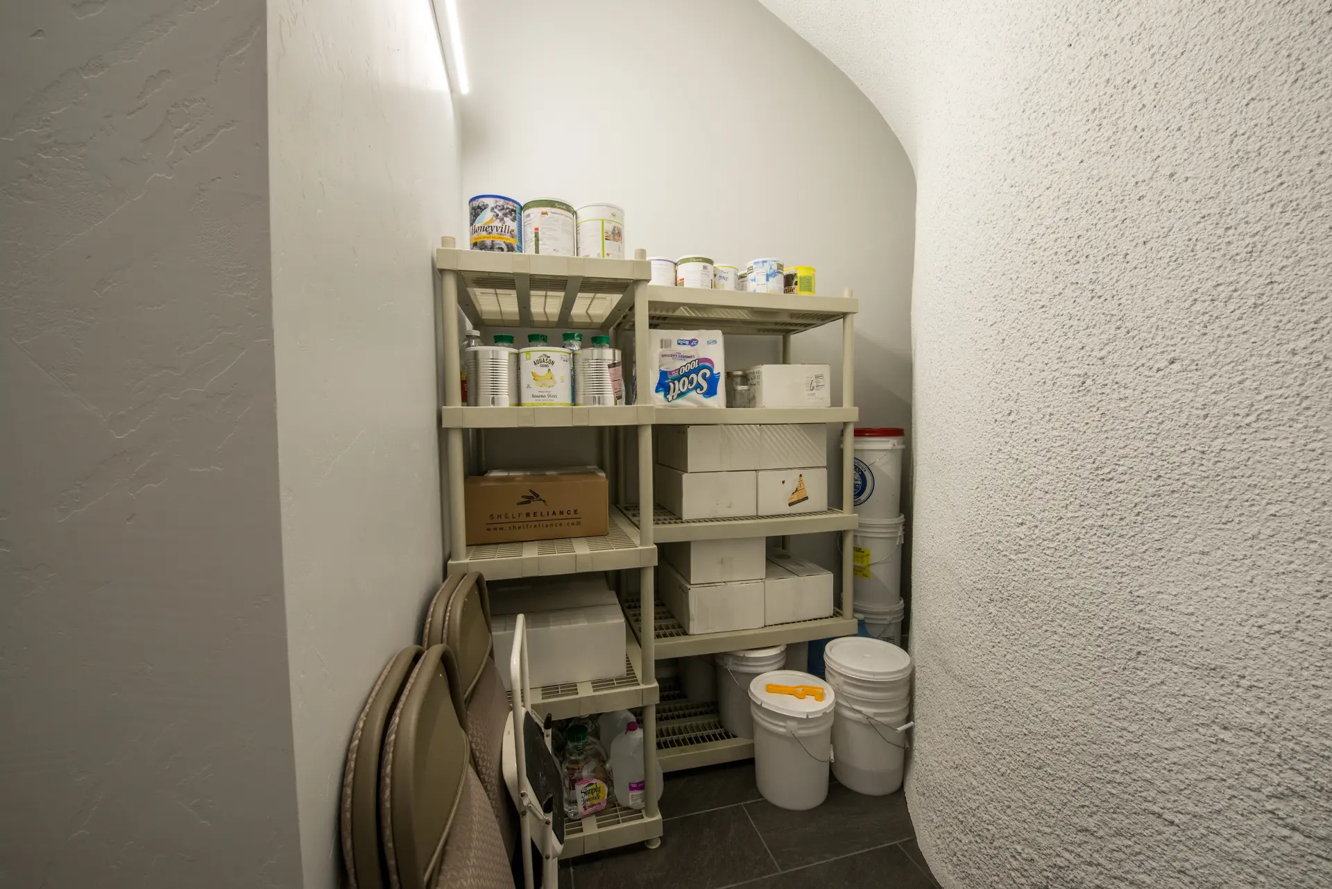 Dry storage area.