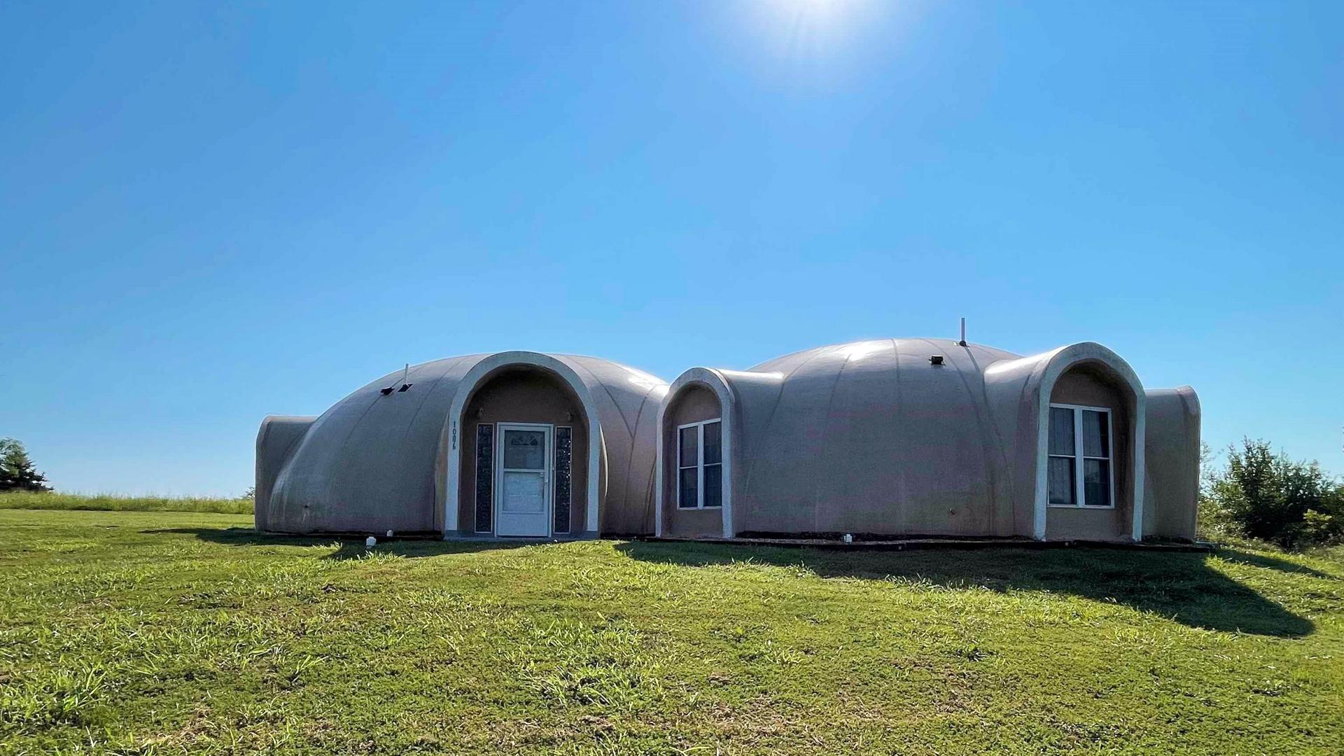 Exterior of the Monolithic Dome home.