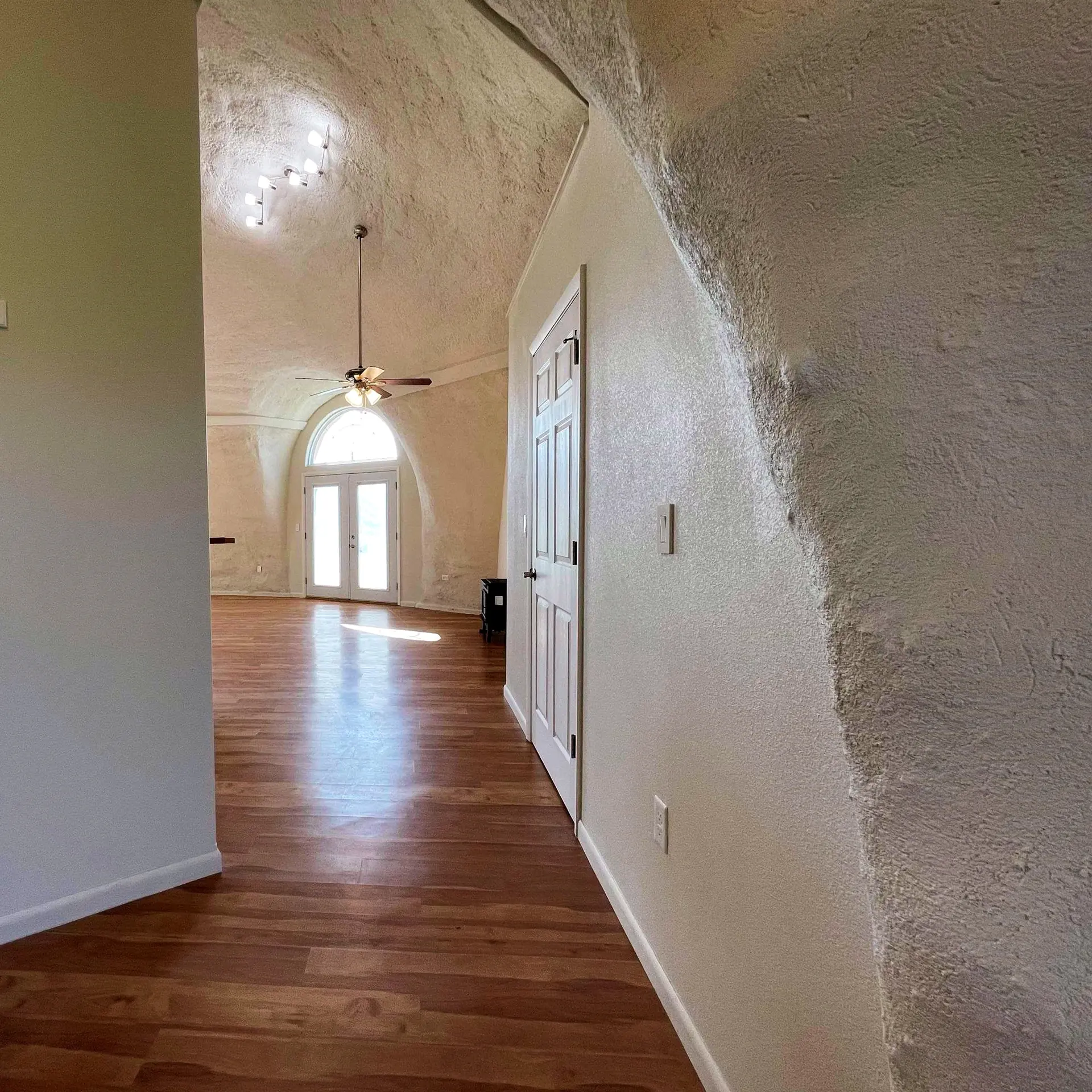 View from the entrance into the great room.