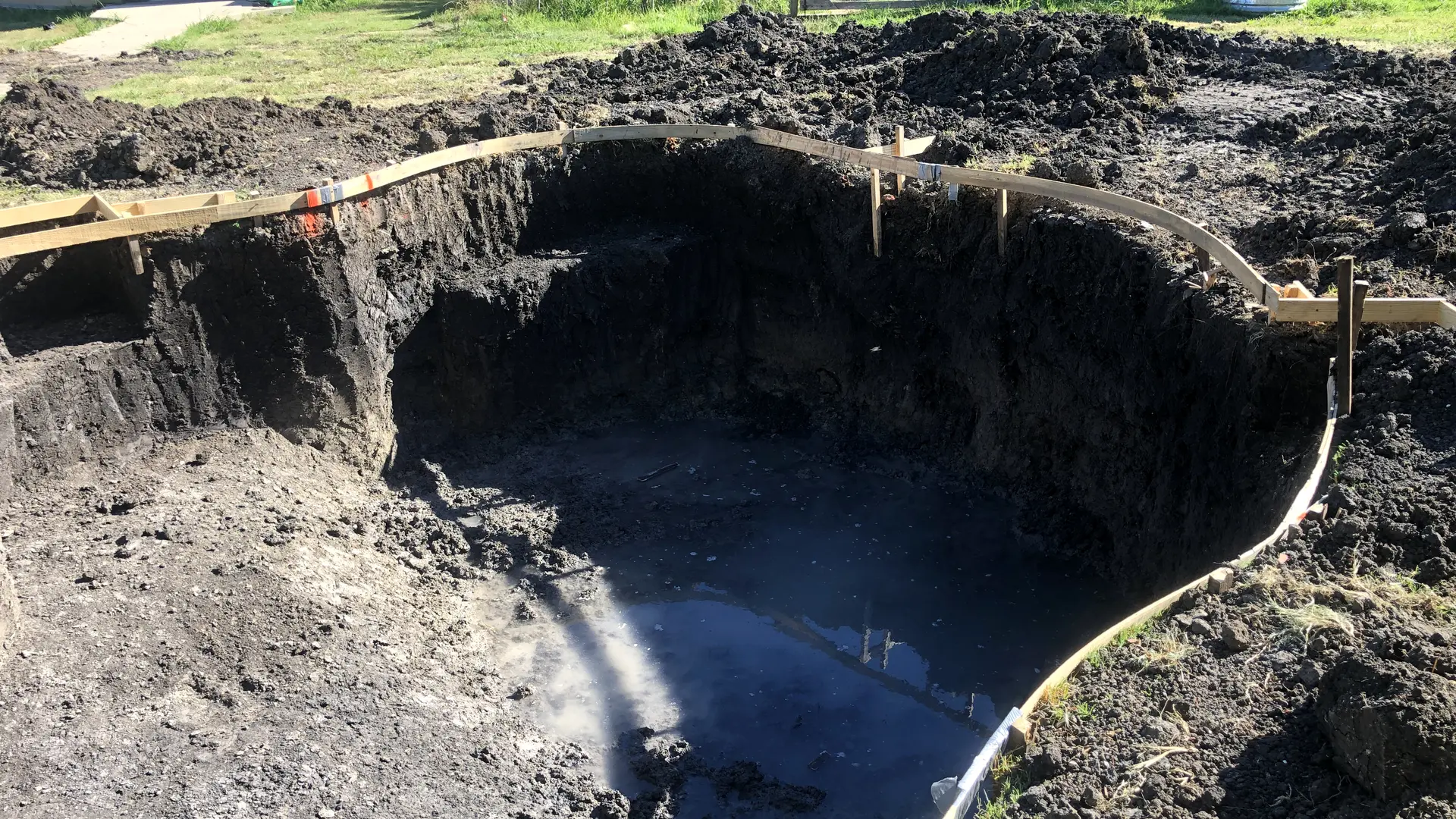 Water and a Muddy Mess.