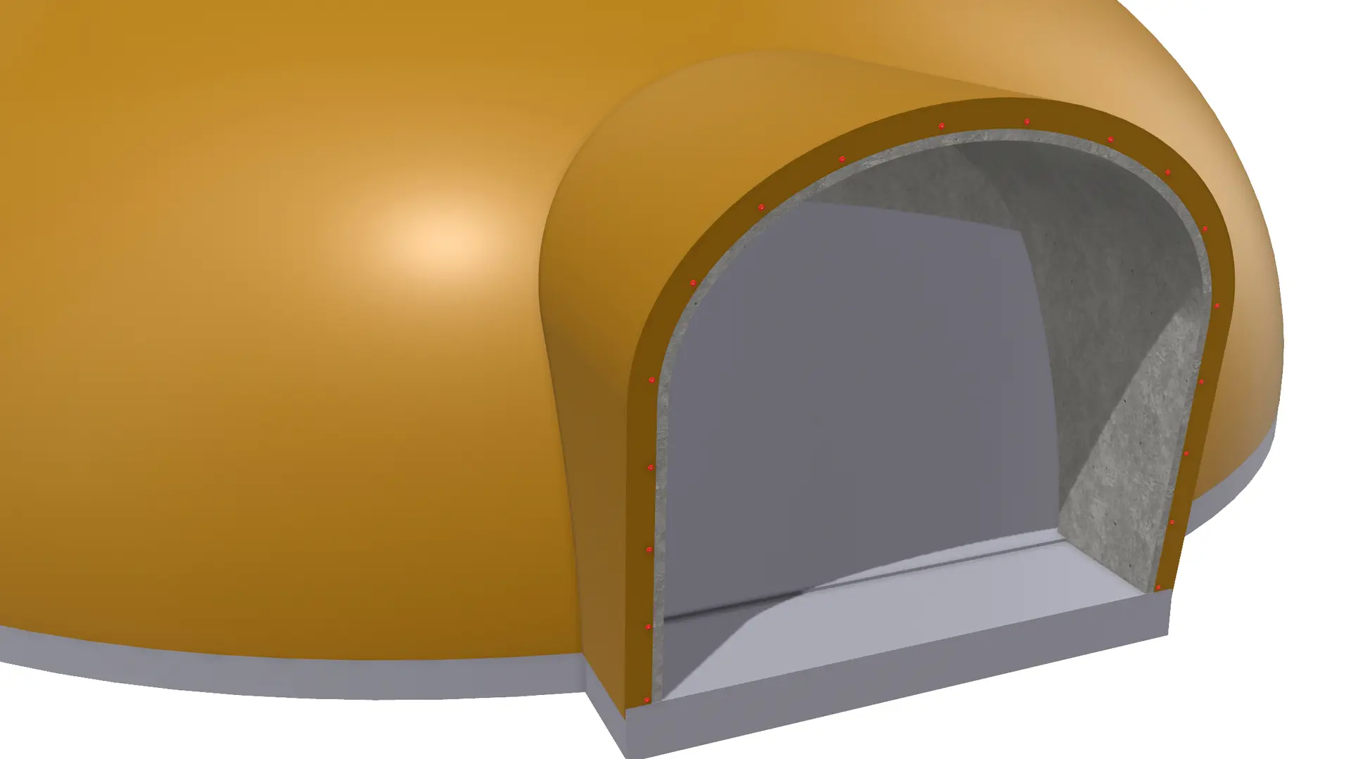 Where to Attach Excess Airform.