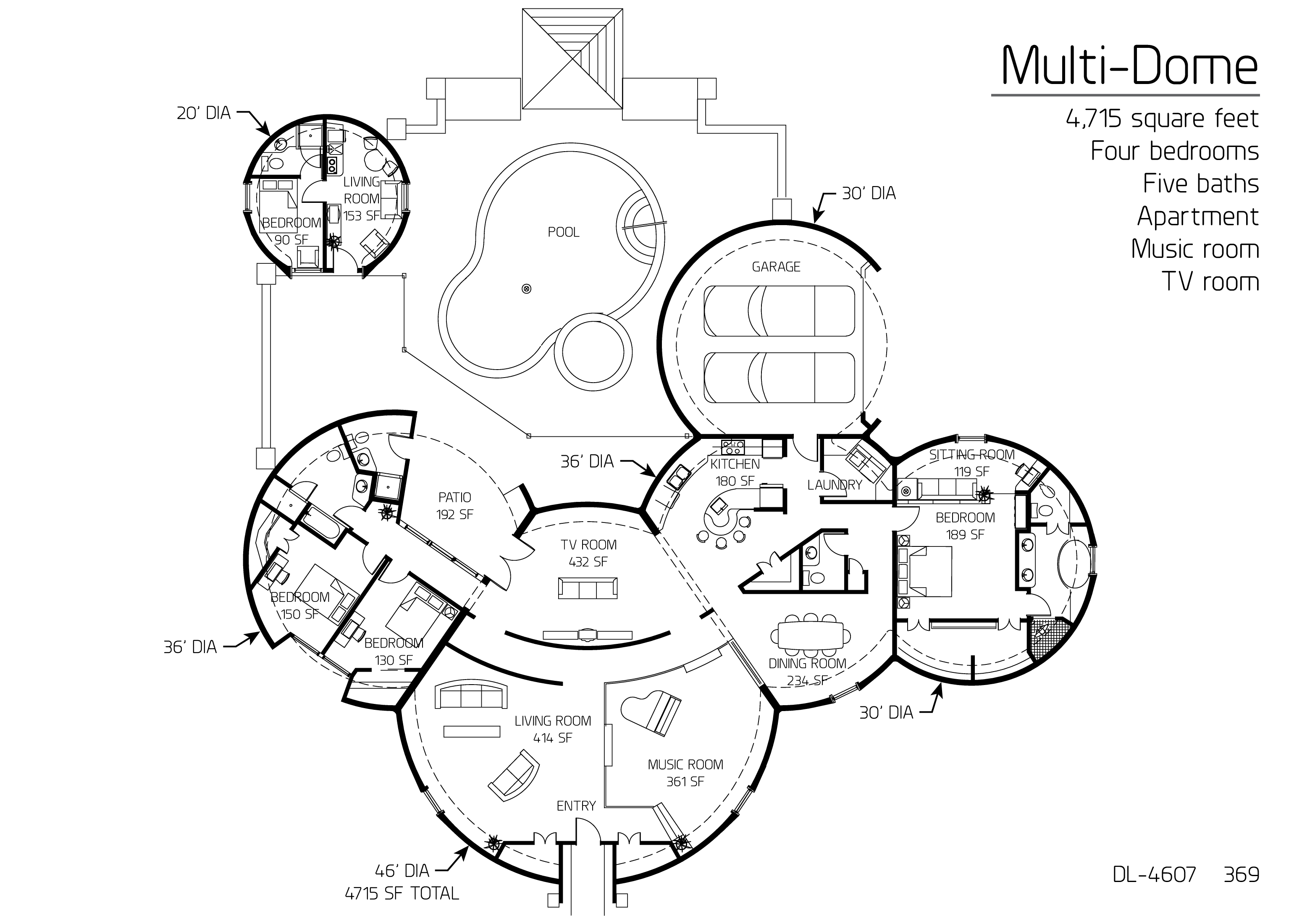 Floorplan Main Floor Plan Floor Plans Geodesic Dome Homes Dome