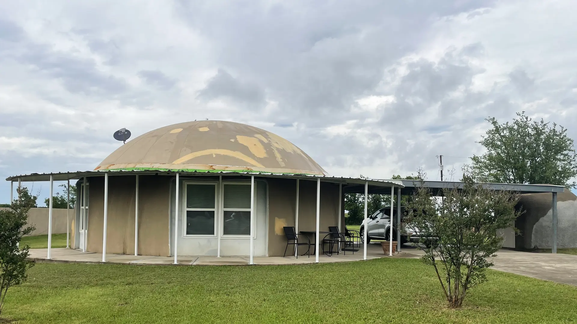 The Home's Airform Shows Patching Done Before Coating.