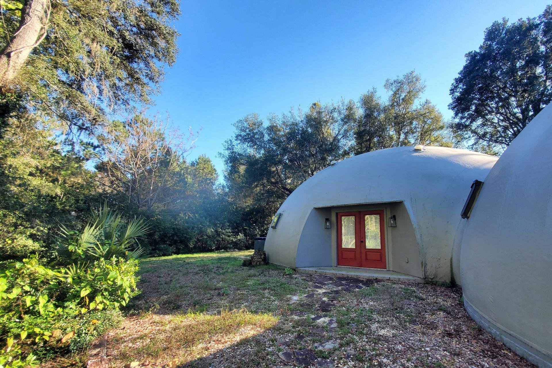 Dome Home on 1.6 Acre Property.