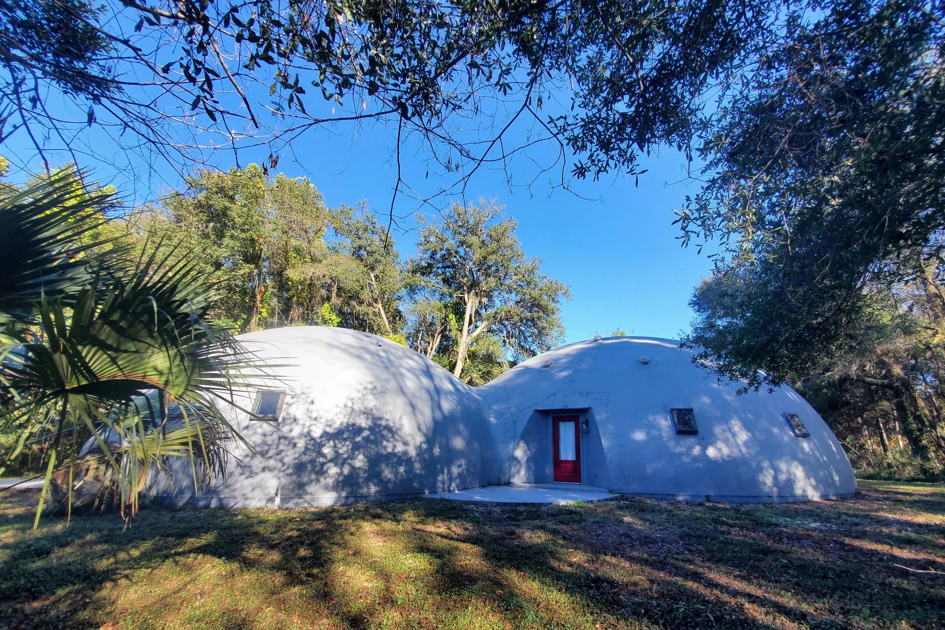 Double Monolithic Dome Home for Sale in Ocala, Florida.