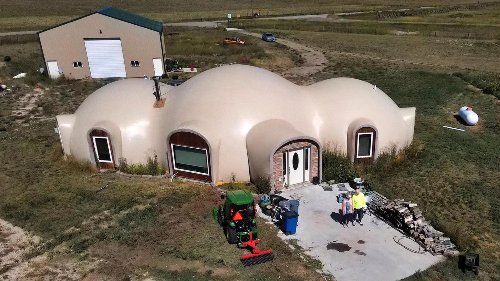 The Randolph Dome Home near Chugwater, Wyoming.