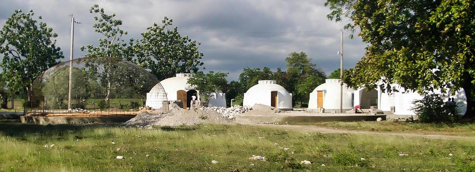 The First Group of Domes in Les Cayes, Haiti.
