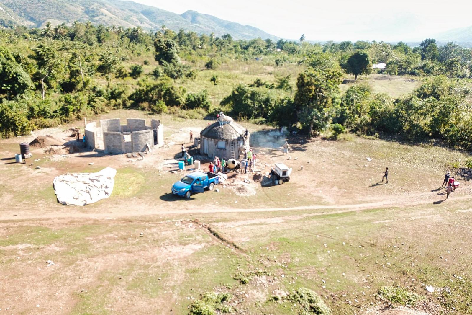 Dori's Community Center Under Construction.