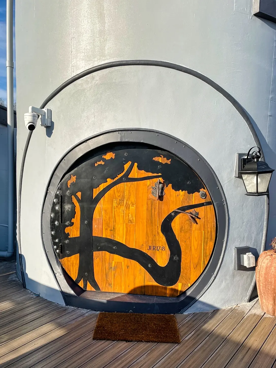 A Doorway and Work of Art Combine.