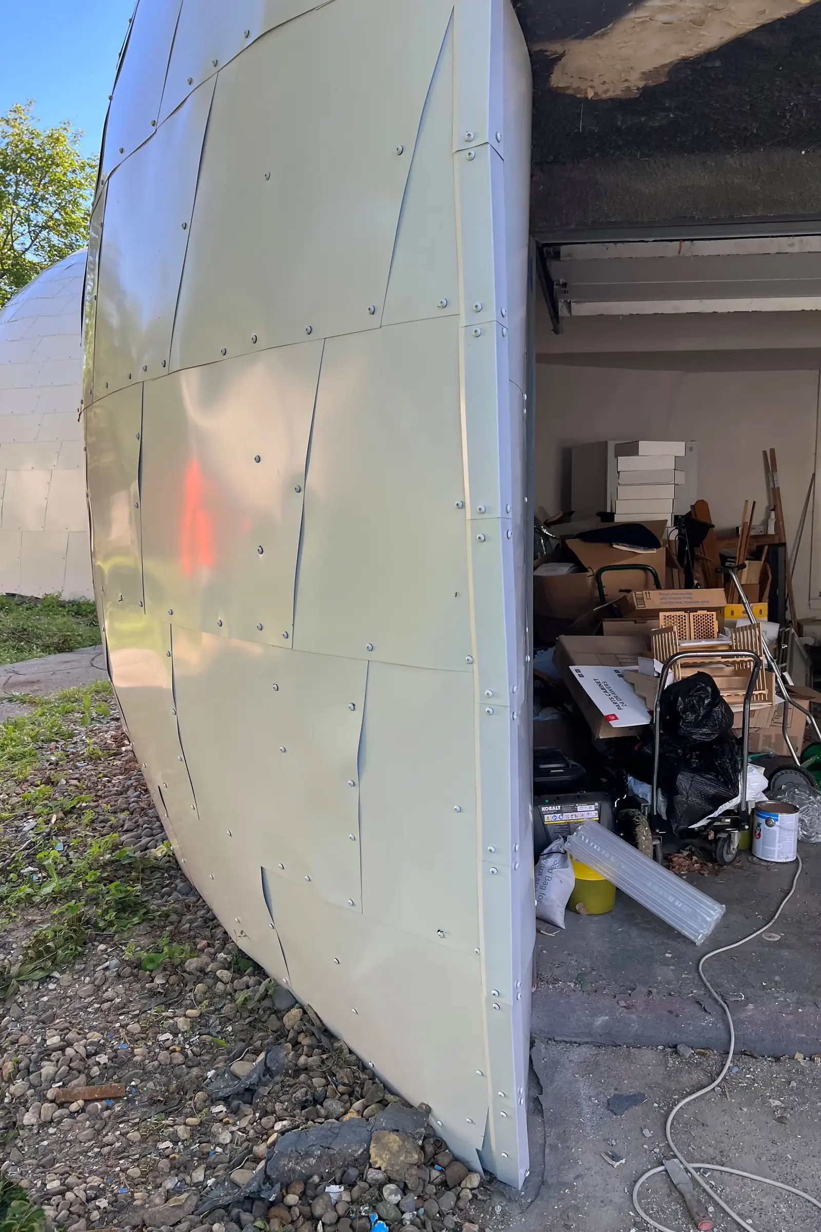 Image: Finishing Edges - Monolithic Dome Institute