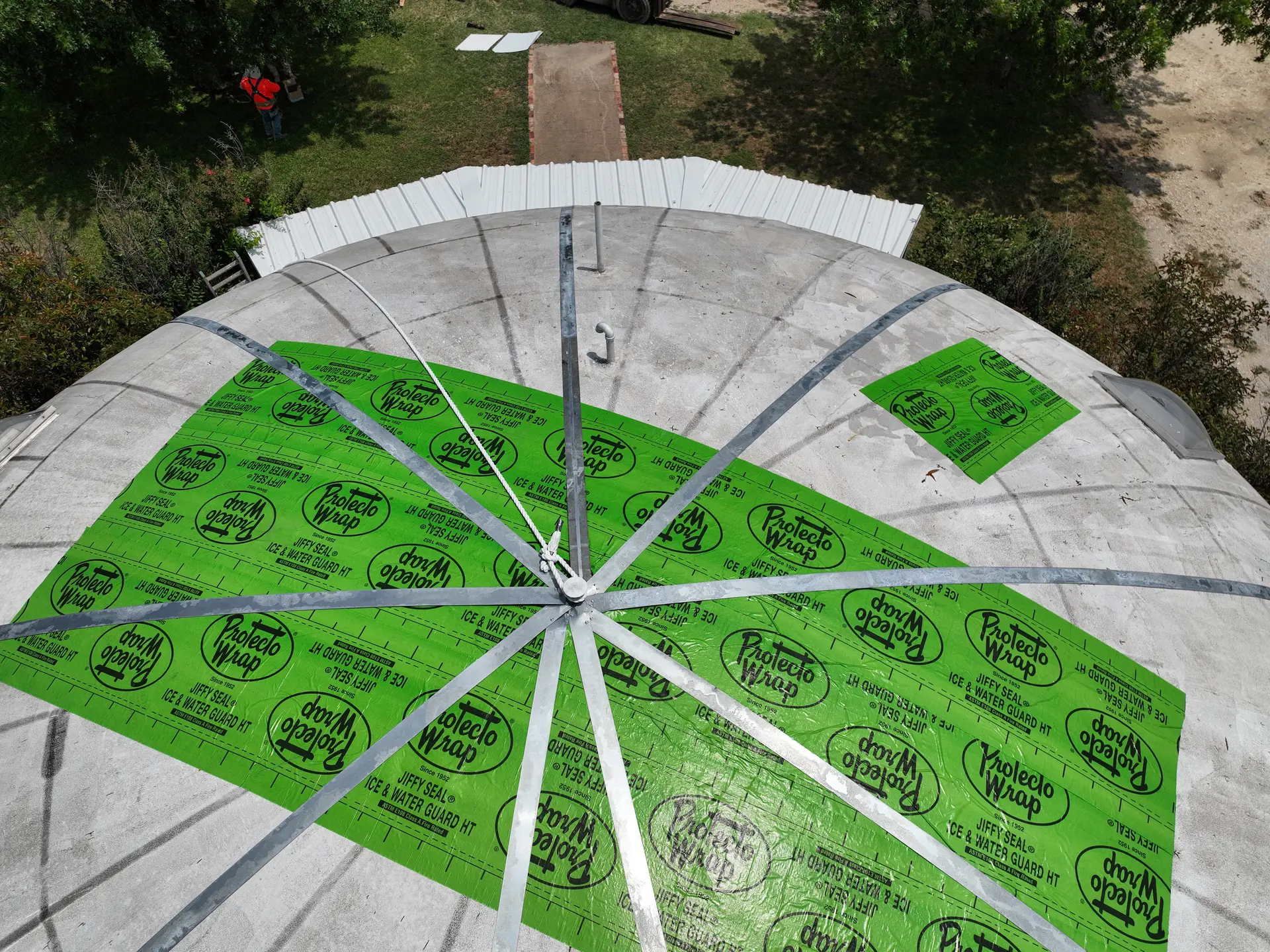 Waterproofing Closeup.