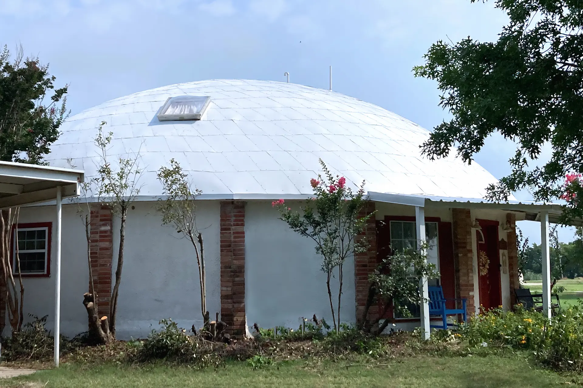 Completed Metal Cladding Roof.