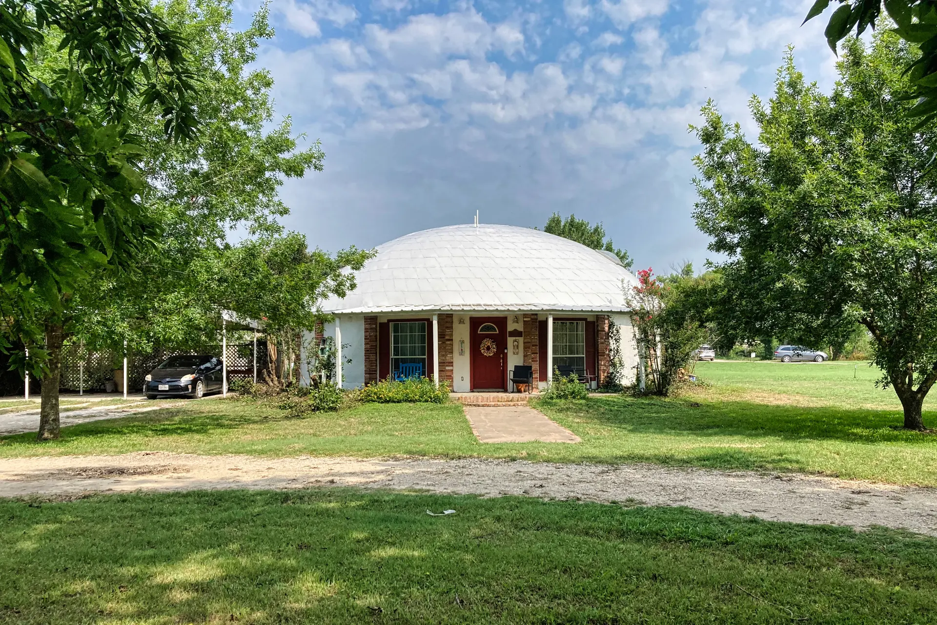 Metal Cladding for Clark Dome Home.