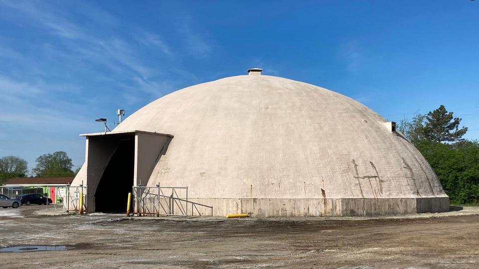 The Former Storage Dome.