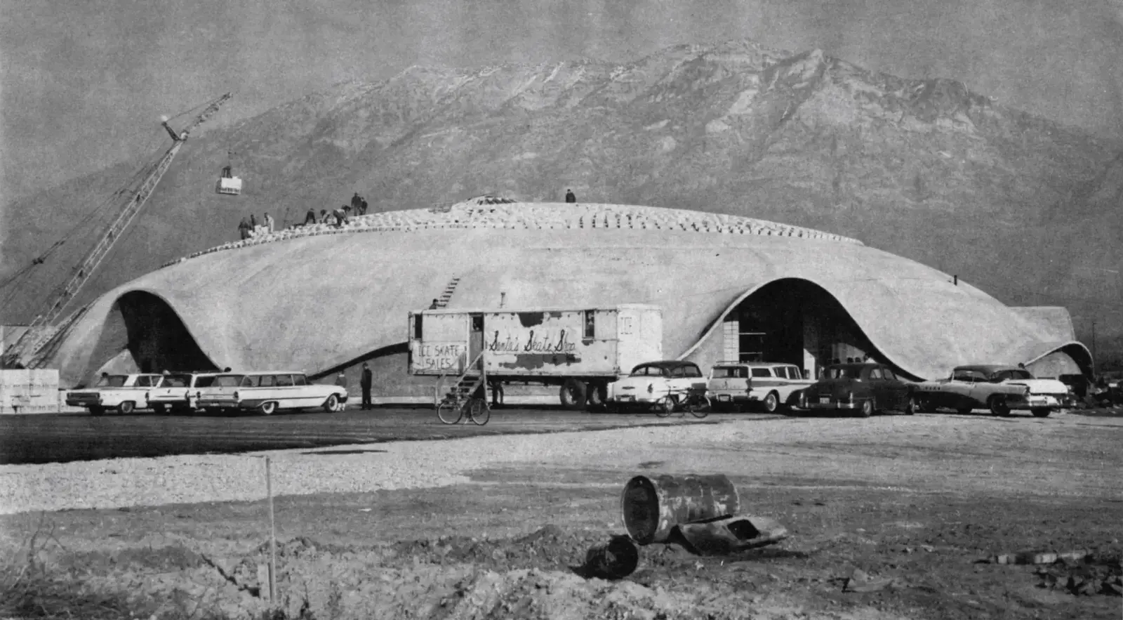 Image: Load Test on Wilson’s First Concrete Thin Shell - Monolithic ...
