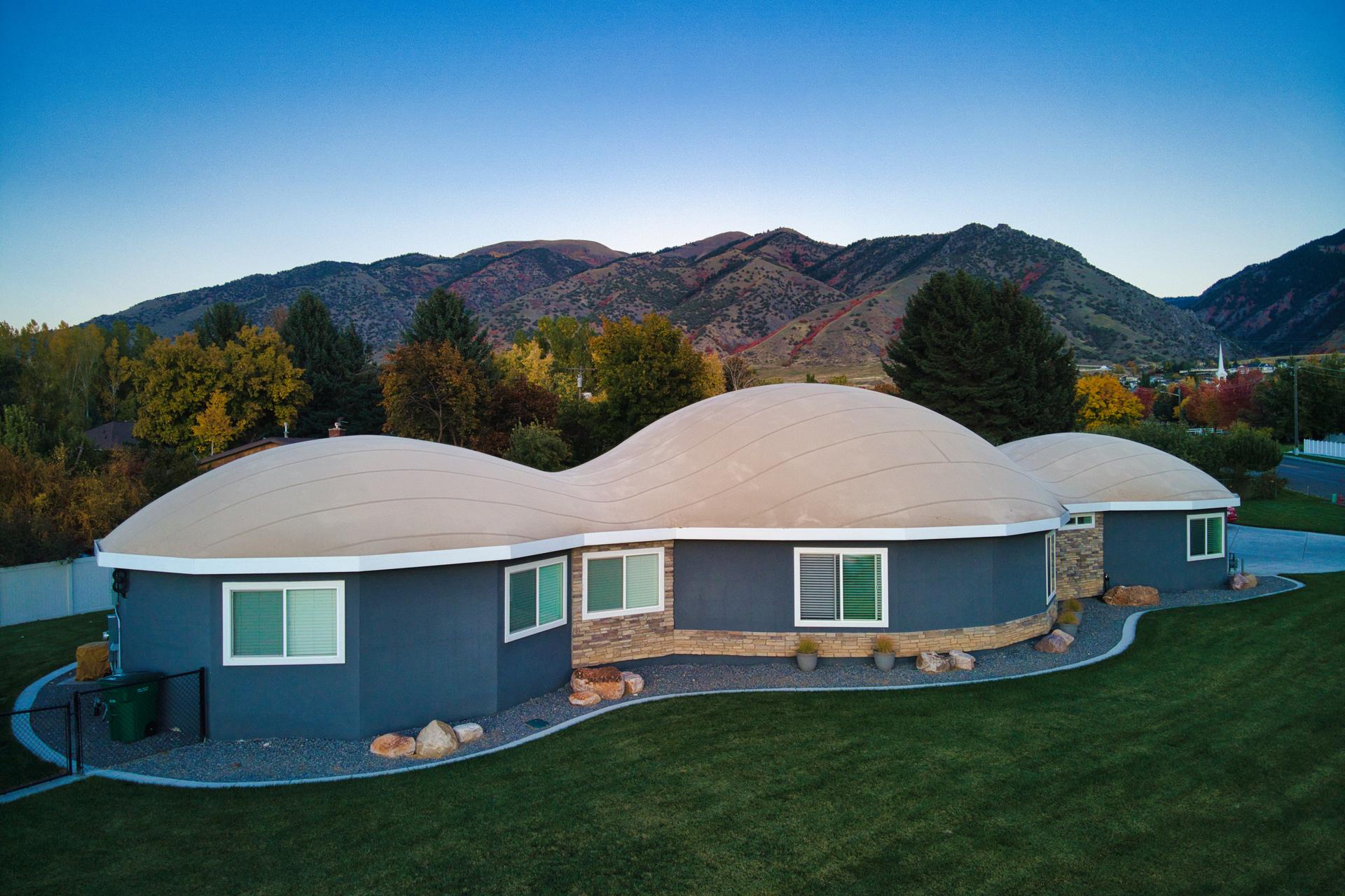Fall Colors Surround Arcadia Dome Home.