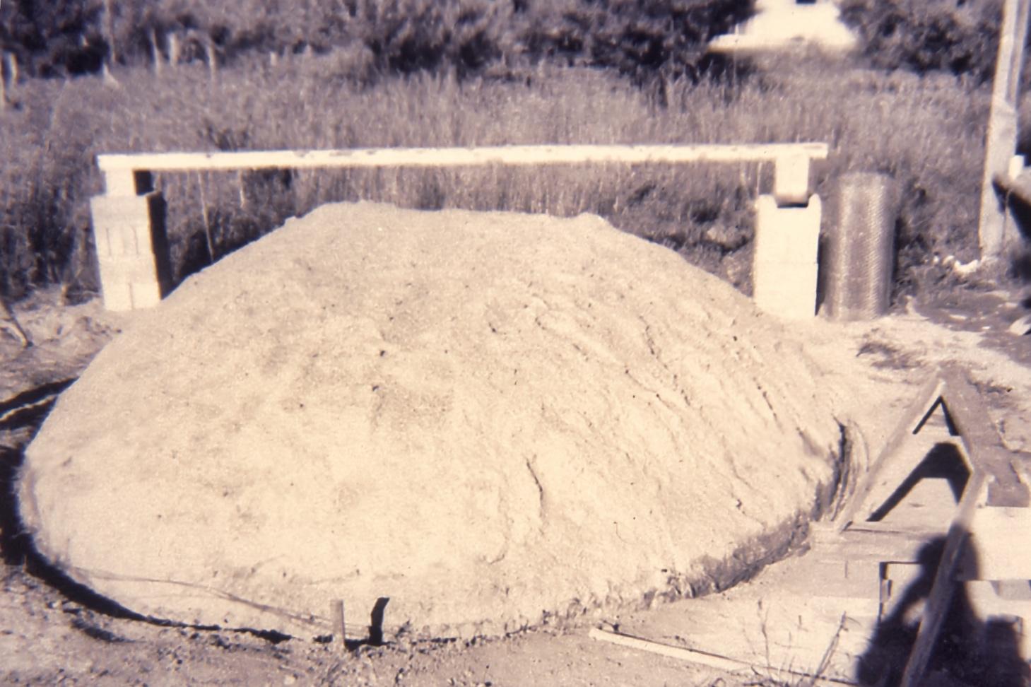 Mound of Earth for One-Twelfth Scale Model.