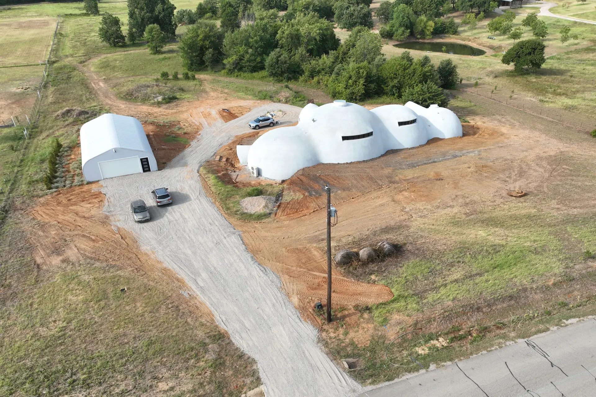 Aerial View of Finished.