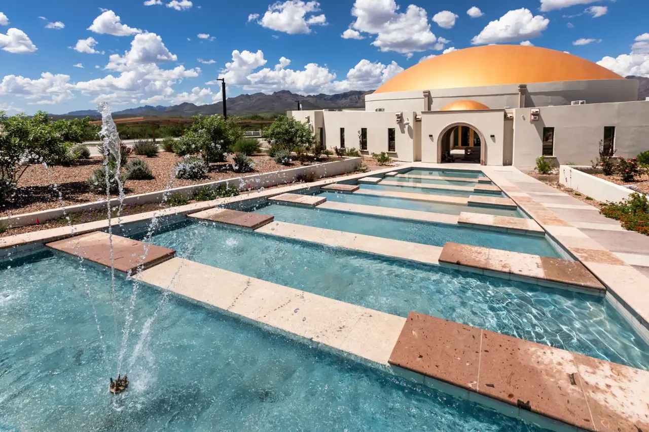 Fountain at the Golden Dome.