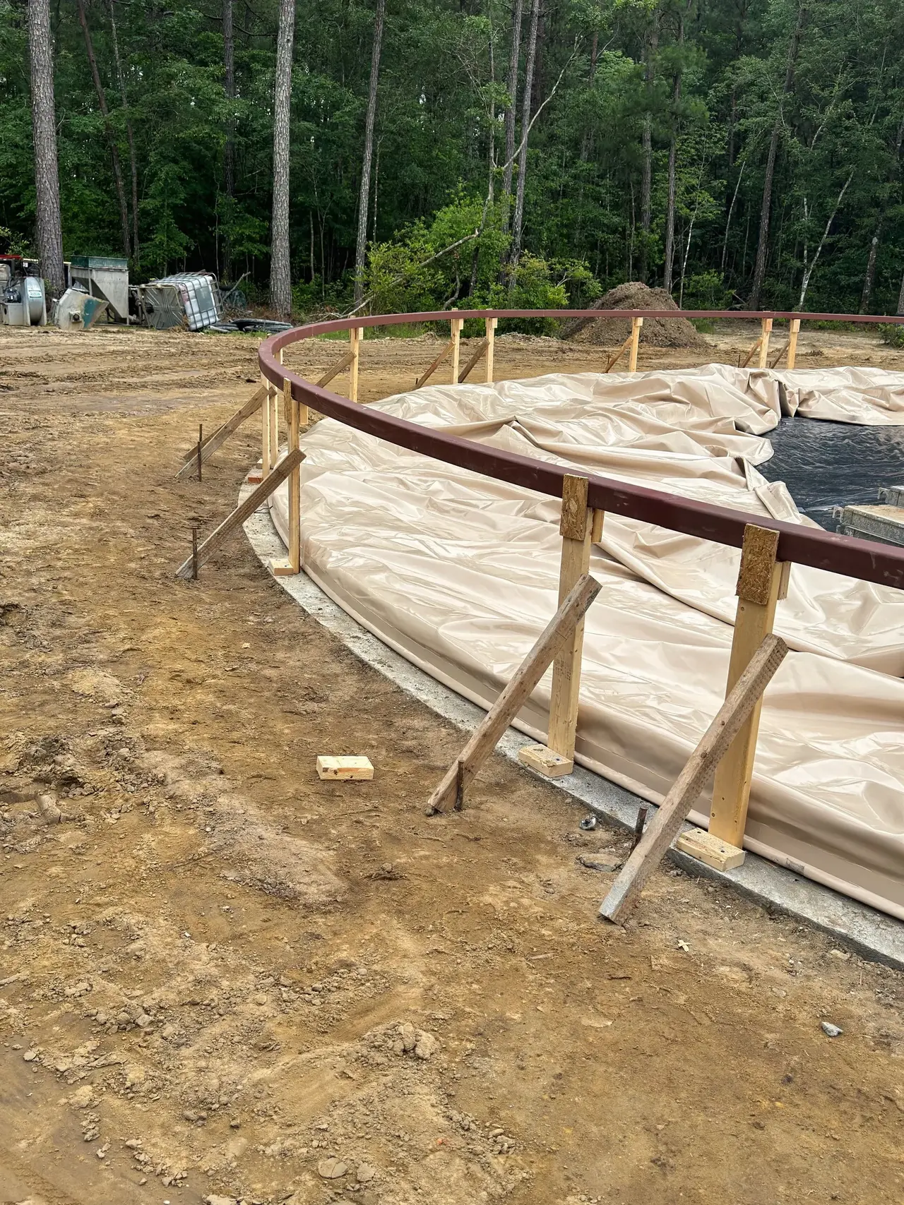 Installing Steel Transition Hoop Installing Steel Transition Hoop.