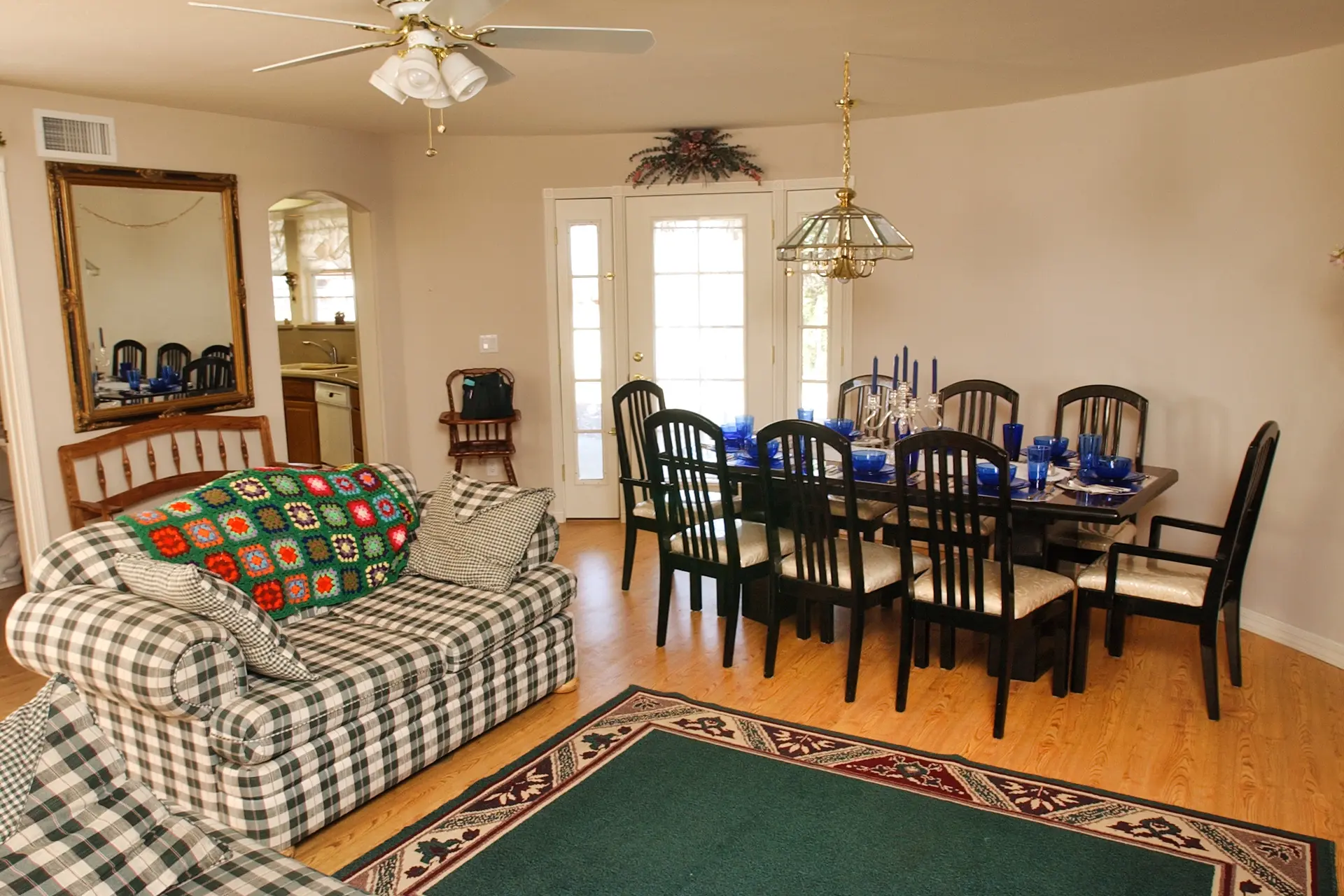 Living and Dining Area.