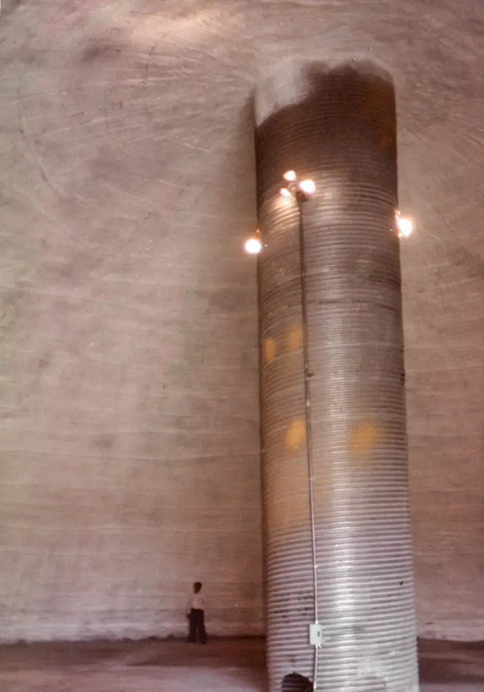 Randy South in the Finished First Dome.