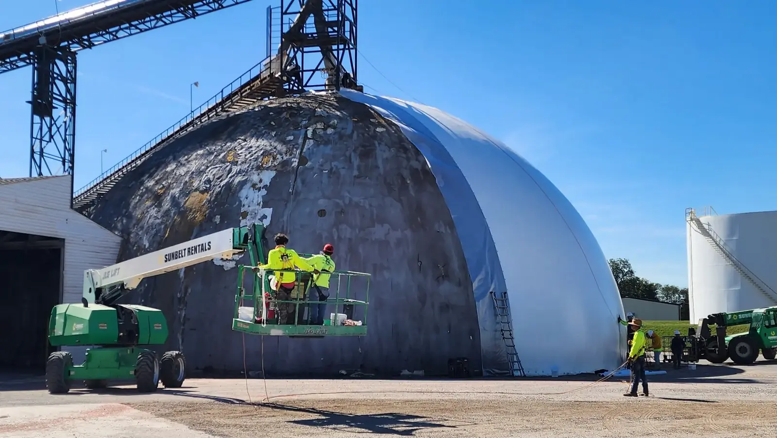 Half of the Dome is ReCovered.