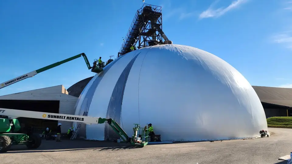The Dome is Almost Fully ReCovered.
